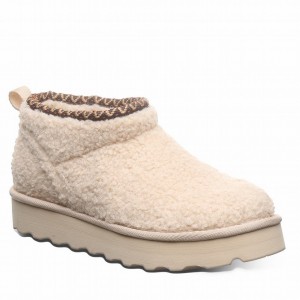 Beige Bearpaw Snuggle Daphne Deco Women Boots | BPN326SW