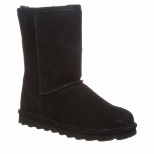 Black Bearpaw Elle Short Wide Women Boots | YCS2081IG