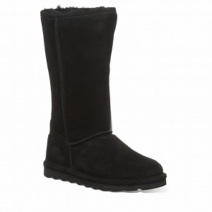 Black Bearpaw Elle Tall Wide Women Boots | DIW5985NC