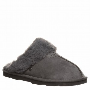 Black Bearpaw Loki Vegan Women Slippers | JQH6385XX