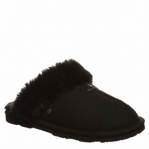 Black Bearpaw Loki Vegan Women Slippers | SHO9356OY