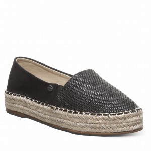 Black Bearpaw Macchiato Women Espadrilles | DBP10085SJ