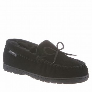 Black Bearpaw Mindy Wide Women Slippers | IDN485QD