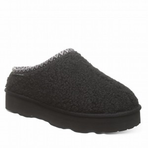 Black Bearpaw Snuggle Martis Women Slippers | ZAG948IR