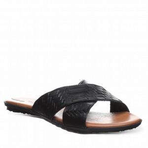 Black Bearpaw Ximena Women Sandals | QPO8822LZ