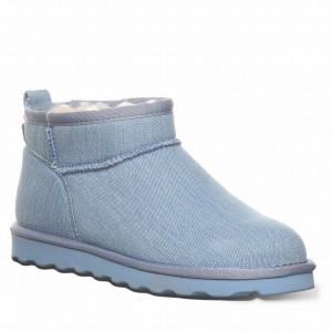 Blue Bearpaw Shorty Vegan Women Boots | HYU5911TL