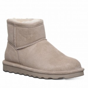 Brown Bearpaw Alyssa Wide Women Boots | KGN6652NU