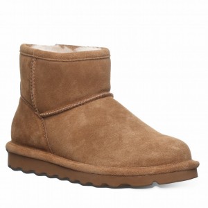 Brown Bearpaw Alyssa Wide Women Boots | RZG3749RI