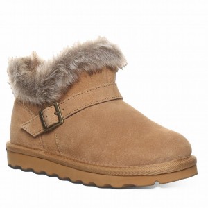 Brown Bearpaw Jasmine Youth Kids' Boots | DNE787HD