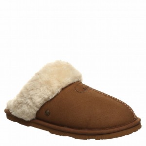 Brown Bearpaw Loki Vegan Women Slippers | JHF949KC