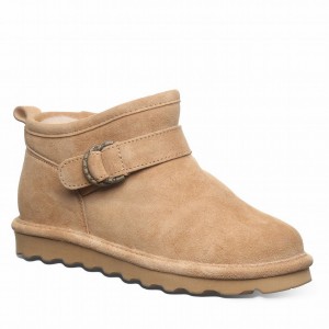 Brown Bearpaw Petite Wide Women Boots | RFI2845LS