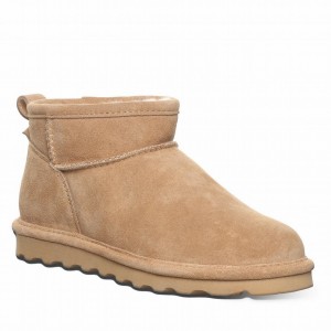 Brown Bearpaw Shorty Wide Women Boots | WEH5671FB