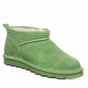 Green Bearpaw Super Shorty Women Snow Boots | OQW893GB