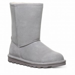 Grey Bearpaw Elle Short Wide Women Boots | BPD896VS