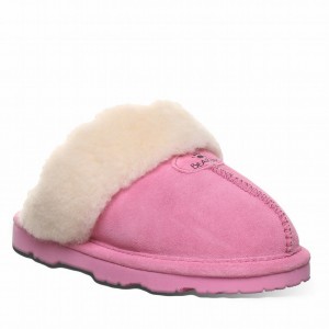 Pink Bearpaw Loki Youth Kids' Slippers | JTU9673QT