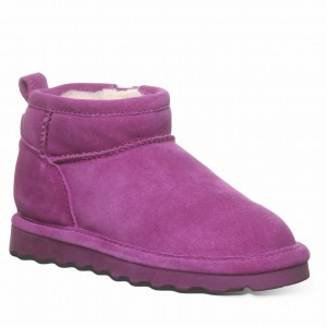 Purple Bearpaw Shorty Youth Kids' Boots | HZC7395ZK