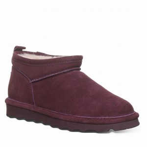 Purple Bearpaw Super Shorty Wide Women Boots | JVS5522LQ