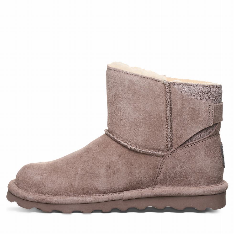 Beige Bearpaw Betty Women Booties | ZJR5210LQ