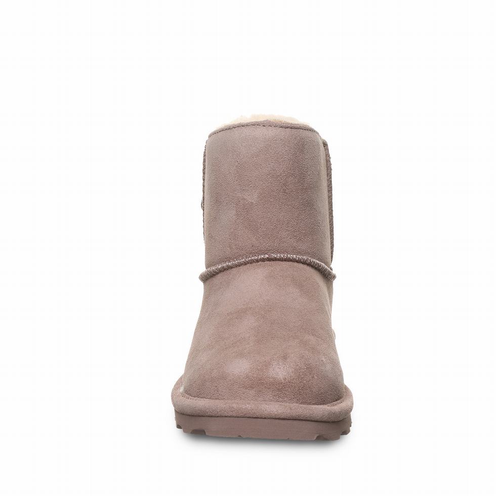 Beige Bearpaw Betty Women Booties | ZJR5210LQ