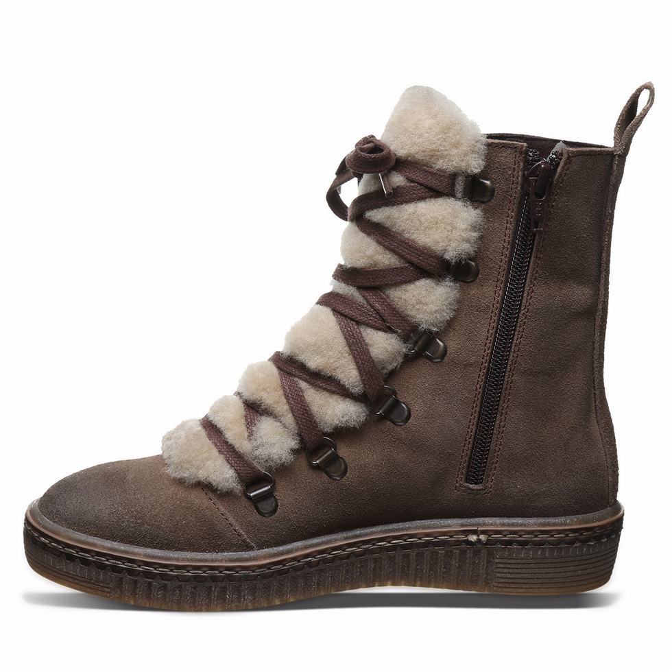 Beige Bearpaw Celeste Women Boots | GUY7750RT