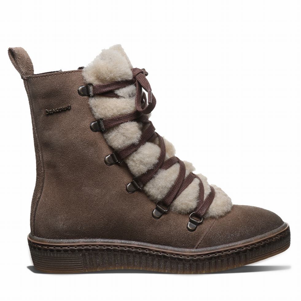 Beige Bearpaw Celeste Women Boots | GUY7750RT