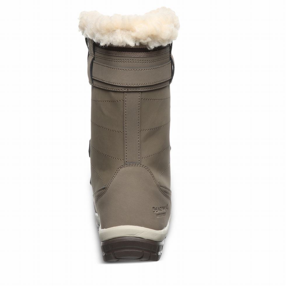 Beige Bearpaw Desdemona Women Hiking Boots | RBU3186NY