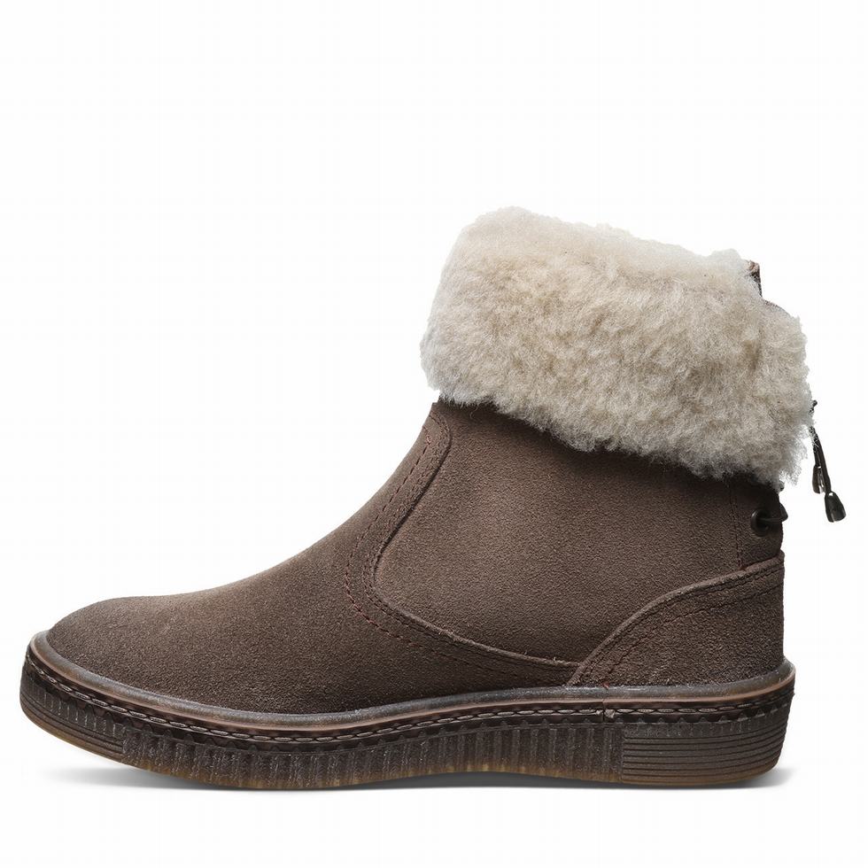 Beige Bearpaw Leticia Women Boots | EZI221HZ