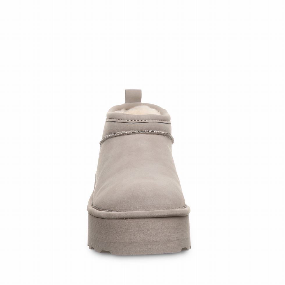 Beige Bearpaw Retro Super Shorty Vegan Women Platform Boots | RCR8579SR