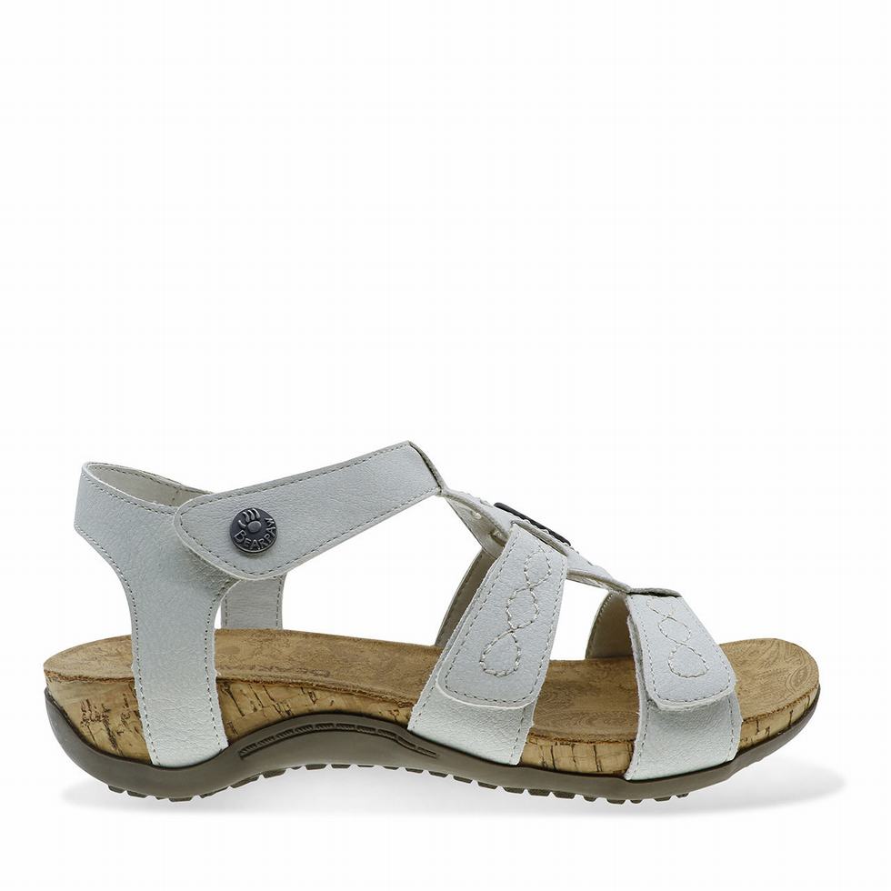 Beige Bearpaw Ridley II Wide Women Sandals | SEK2131BT