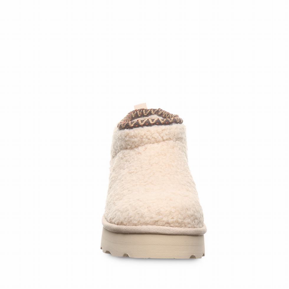 Beige Bearpaw Snuggle Daphne Deco Women Boots | BPN326SW