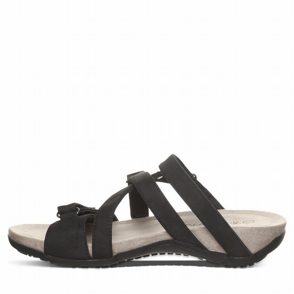 Black Bearpaw Acacia Women Sandals | UQT2311MN