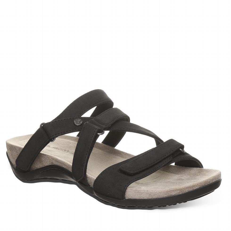 Black Bearpaw Acacia Women Sandals | UQT2311MN