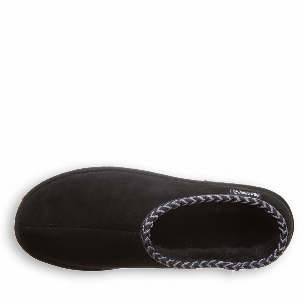 Black Bearpaw Beau Men Slippers | OLI7840JQ