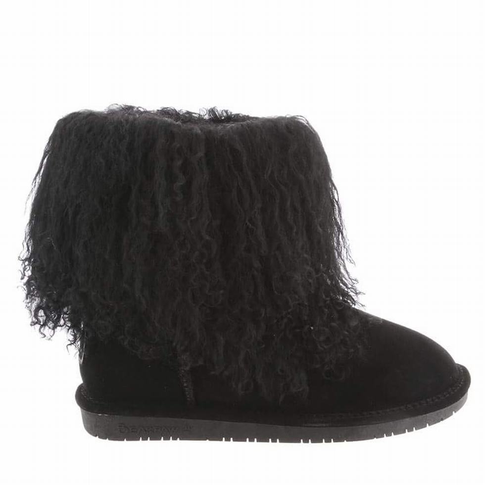 Black Bearpaw Boo Women Boots | ULV599FO