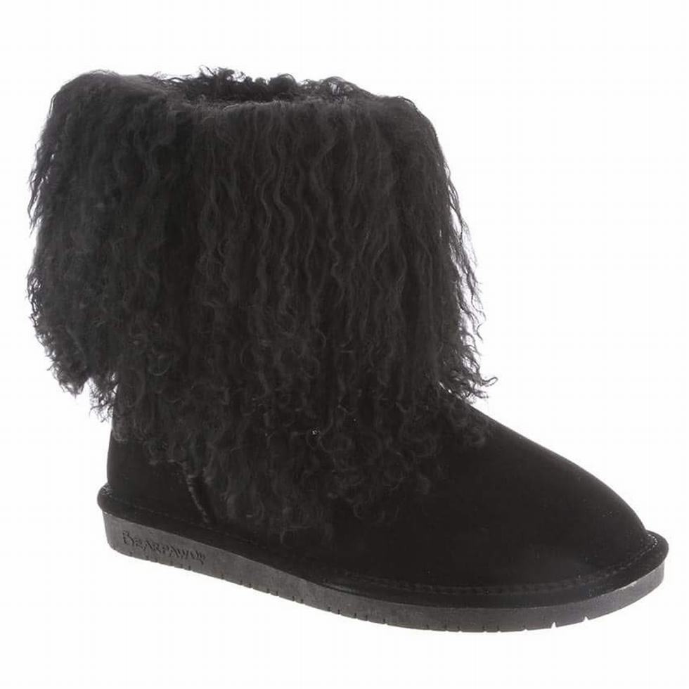 Black Bearpaw Boo Women Boots | ULV599FO