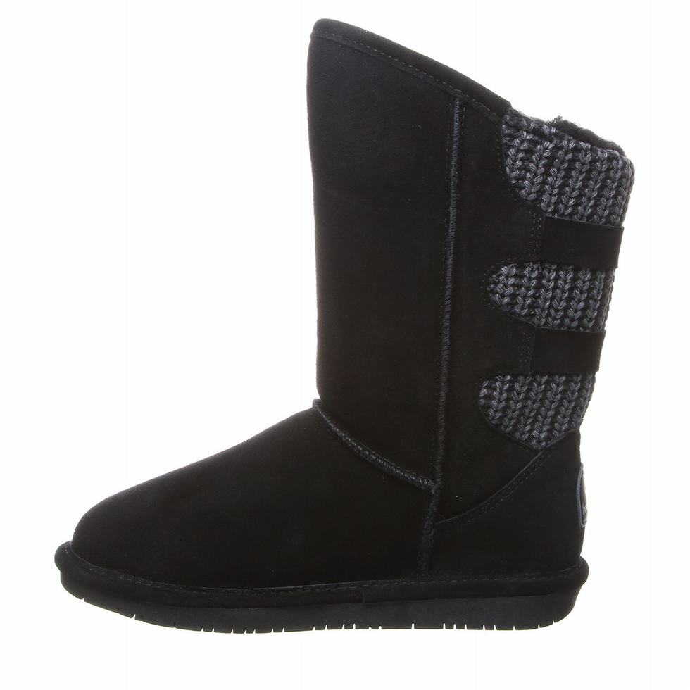 Black Bearpaw Boshie Wide Women Tall Boots | LRL8879CO