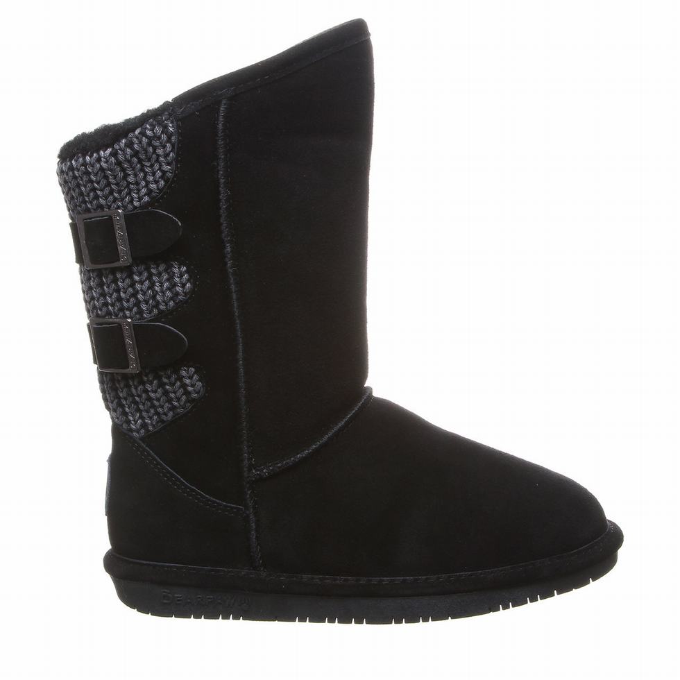 Black Bearpaw Boshie Wide Women Tall Boots | LRL8879CO