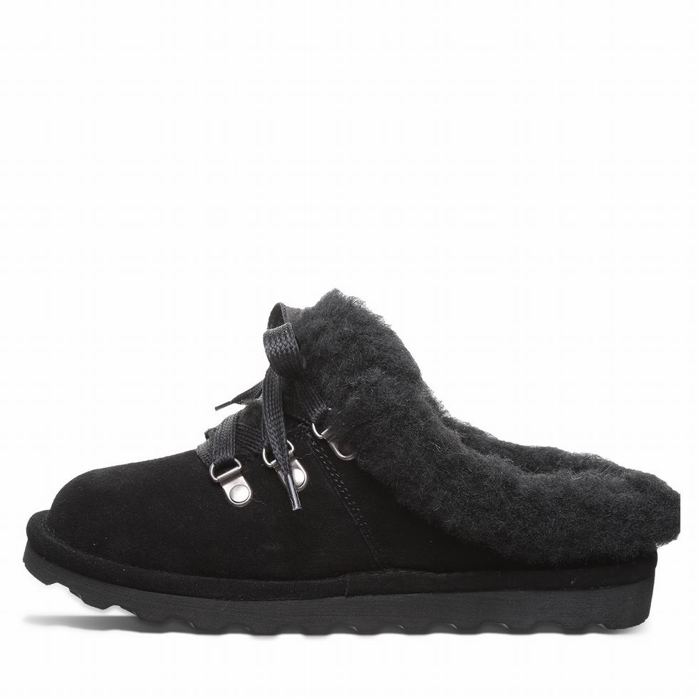 Black Bearpaw Cedar Women Slippers | KYC9921IO