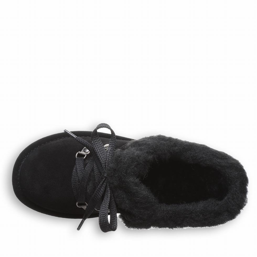 Black Bearpaw Cedar Women Slippers | KYC9921IO