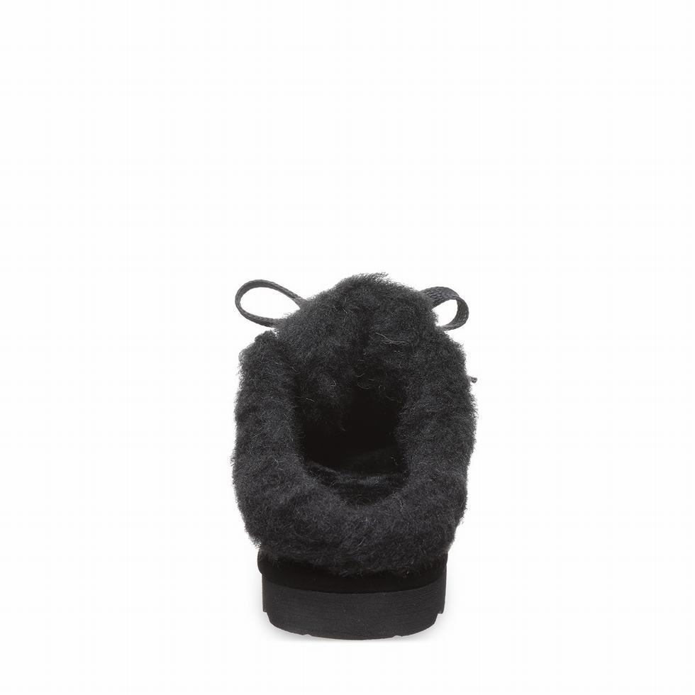 Black Bearpaw Cedar Women Slippers | KYC9921IO