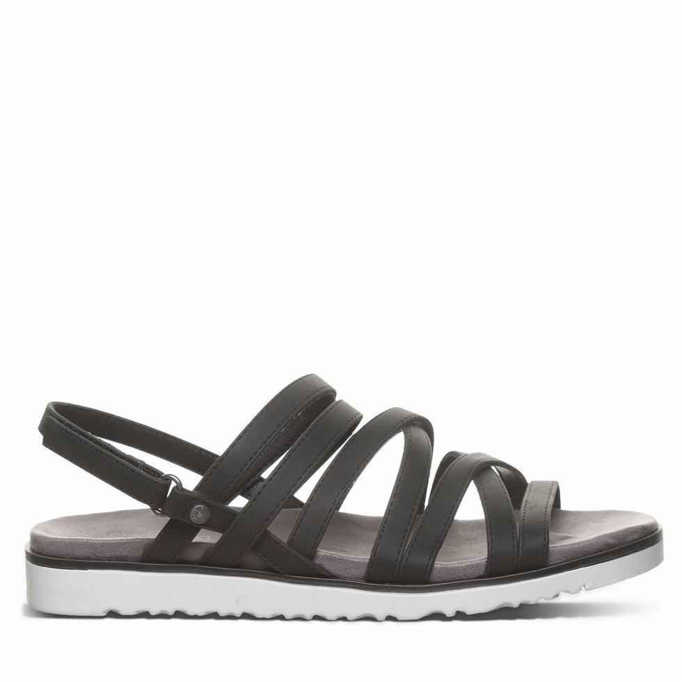 Black Bearpaw Crete Women Sandals | PYK1743KU