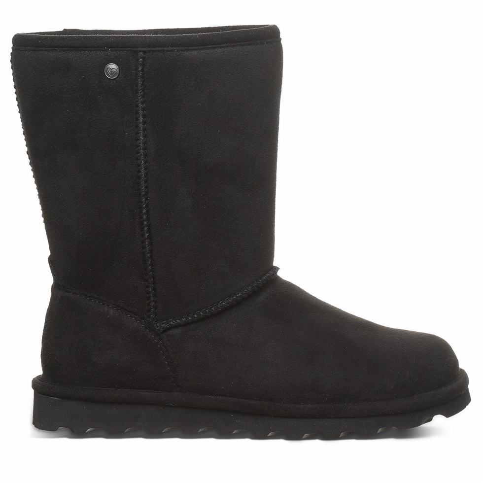 Black Bearpaw Elle Short Vegan Women Boots | XIX266OQ