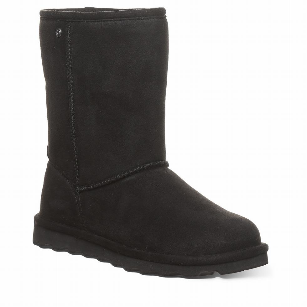 Black Bearpaw Elle Short Vegan Women Boots | XIX266OQ