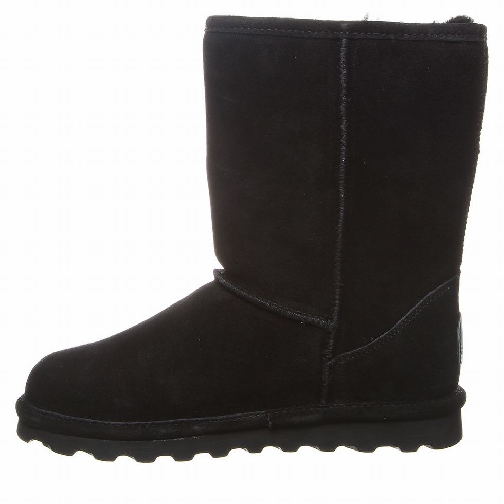 Black Bearpaw Elle Short Wide Women Boots | YCS2081IG