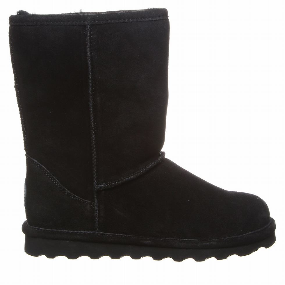 Black Bearpaw Elle Short Wide Women Boots | YCS2081IG