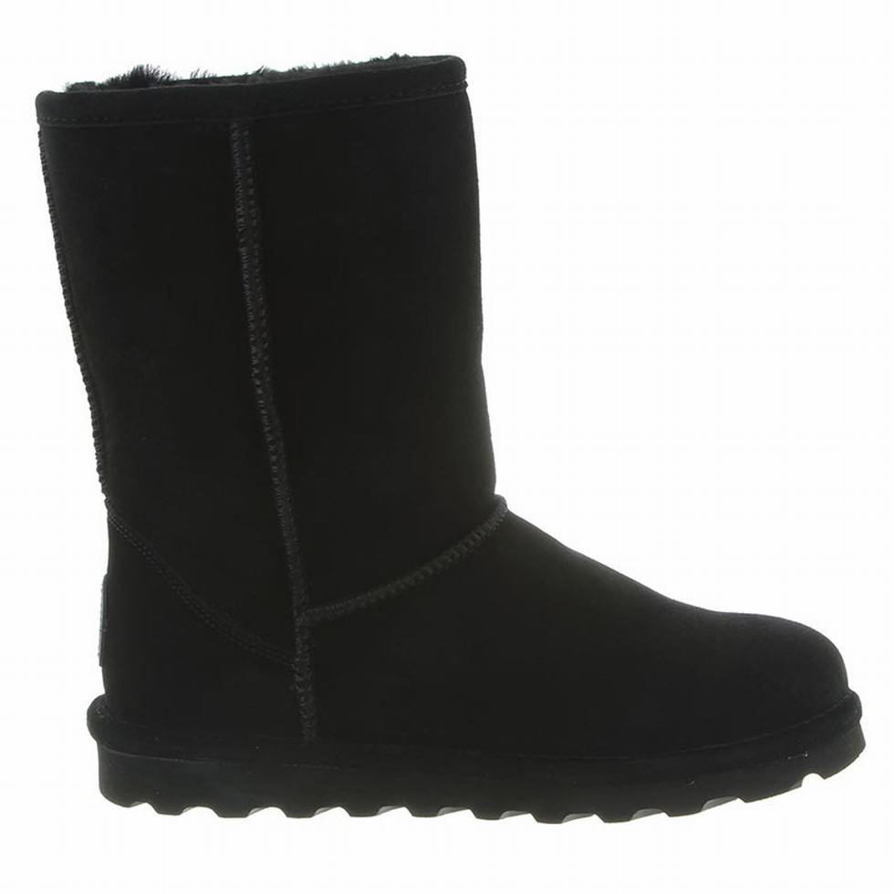 Black Bearpaw Elle Short Women Boots | JJN3984EE