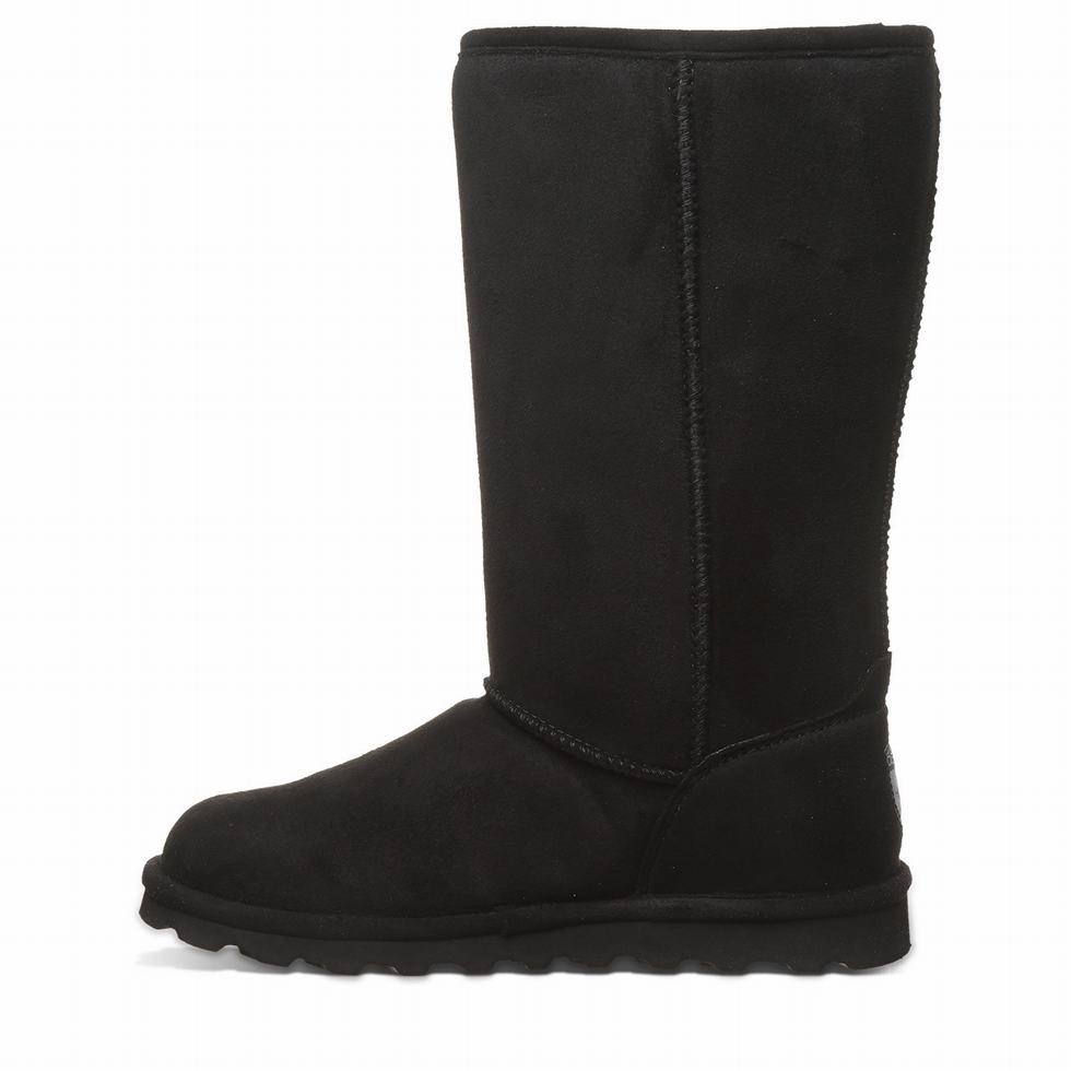 Black Bearpaw Elle Tall Vegan Women Boots | JVS4150TW