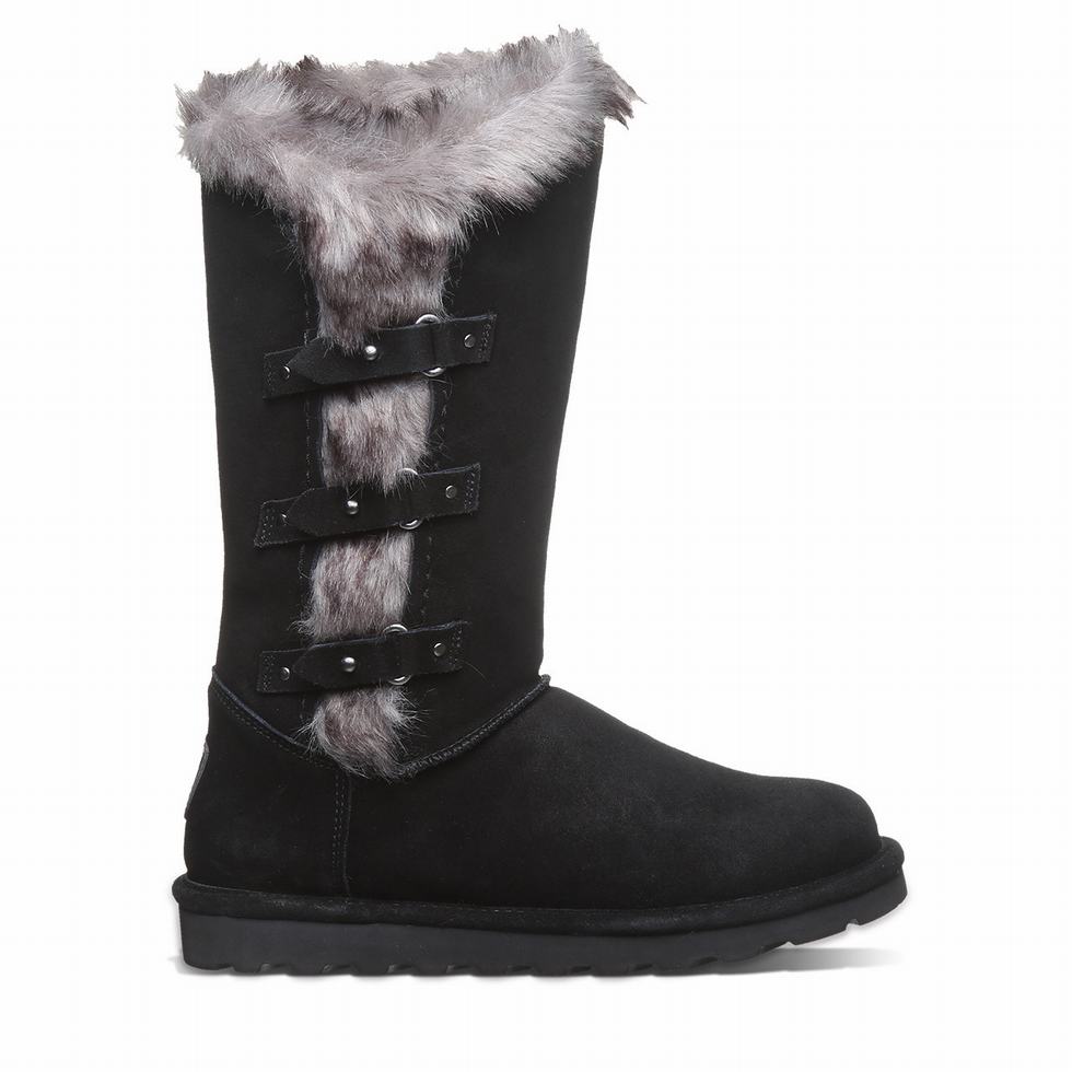 Black Bearpaw Emery Women Boots | BOZ143QI