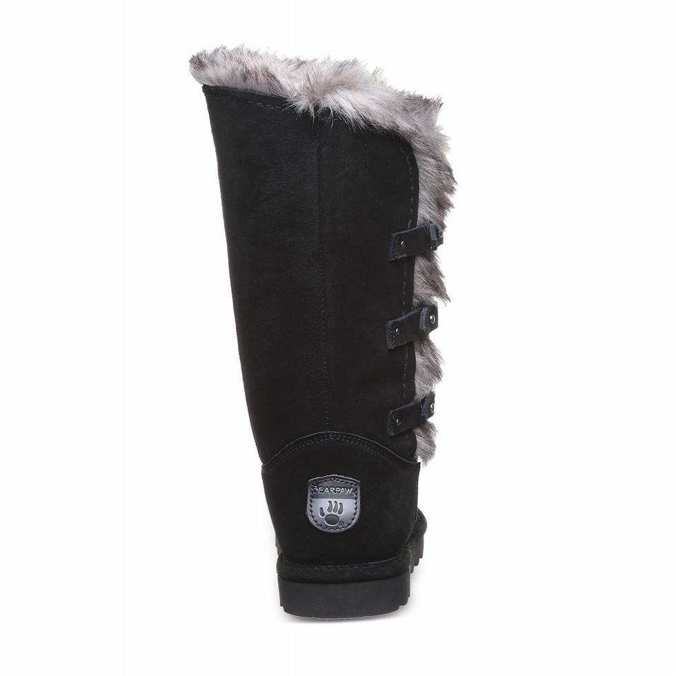 Black Bearpaw Emery Women Boots | BOZ143QI