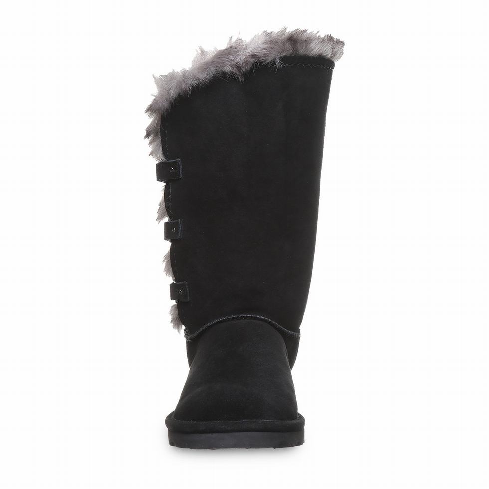 Black Bearpaw Emery Women Boots | BOZ143QI